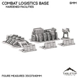 Tabletop Terrain Terrain Combat Logistics Base TechScape - 6-12mm