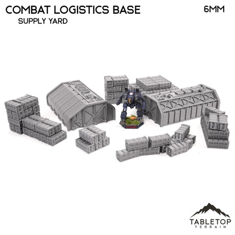 Tabletop Terrain Terrain Combat Logistics Base TechScape - 6-12mm