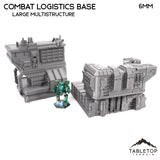 Tabletop Terrain Terrain Combat Logistics Base TechScape - 6-12mm