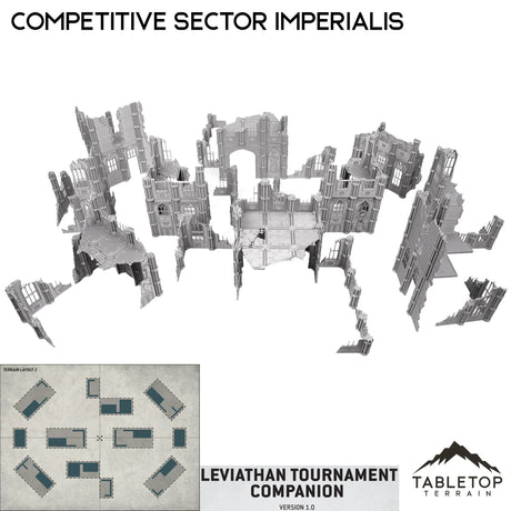 Tabletop Terrain Terrain Competitive Sector Imperialis 10e Table Set