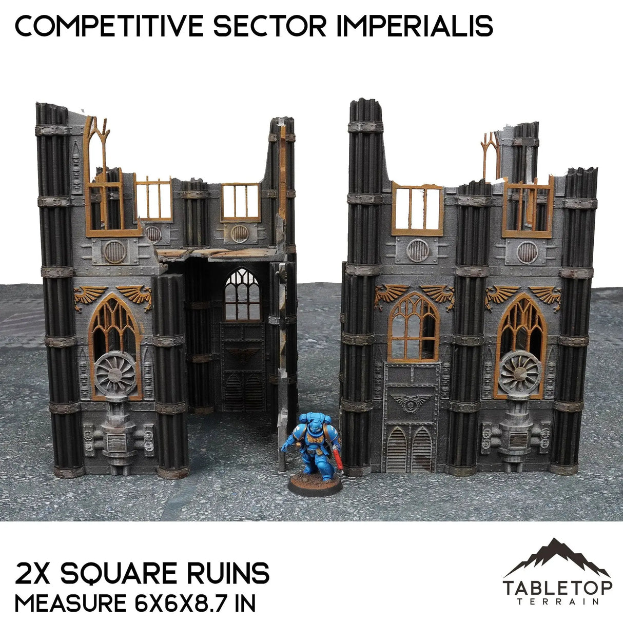 Tabletop Terrain Terrain Competitive Sector Imperialis 10e Table Set