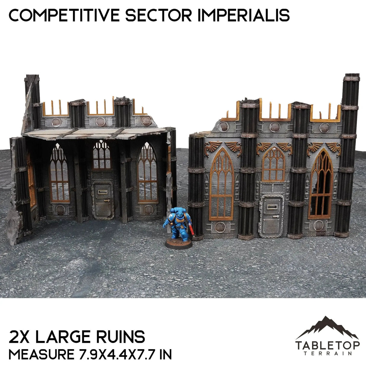 Tabletop Terrain Terrain Competitive Sector Imperialis 10e Table Set