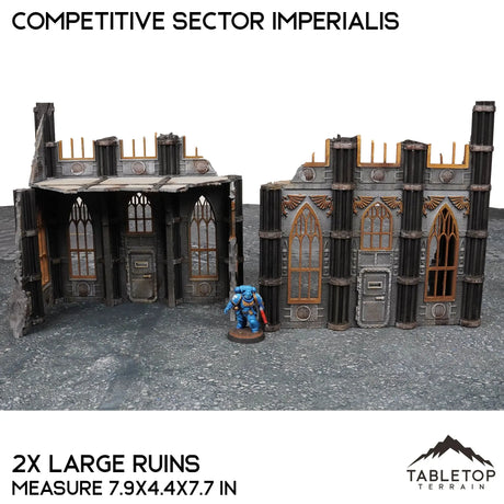 Tabletop Terrain Terrain Competitive Sector Imperialis 10e Table Set