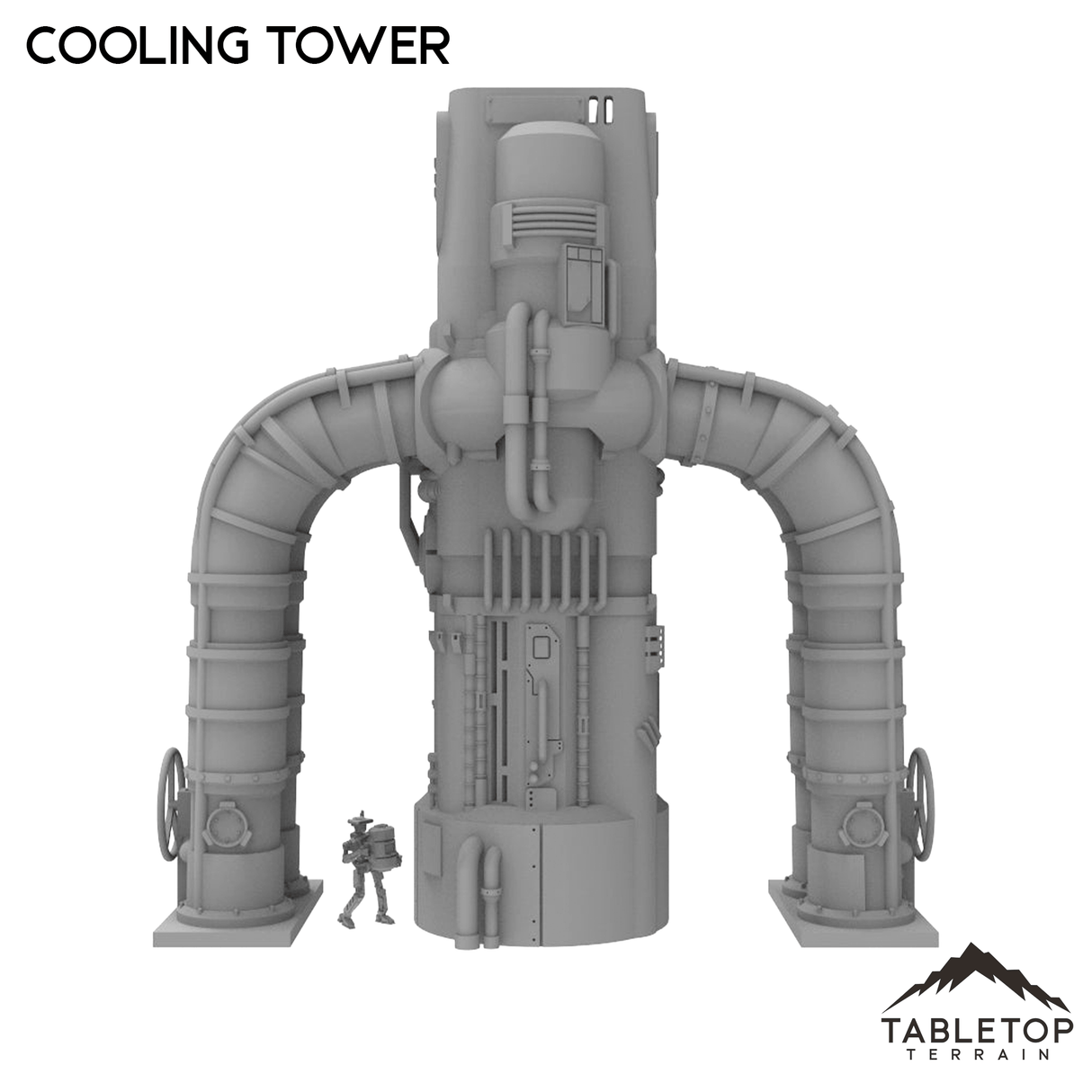 Tabletop Terrain Terrain Cooling Tower