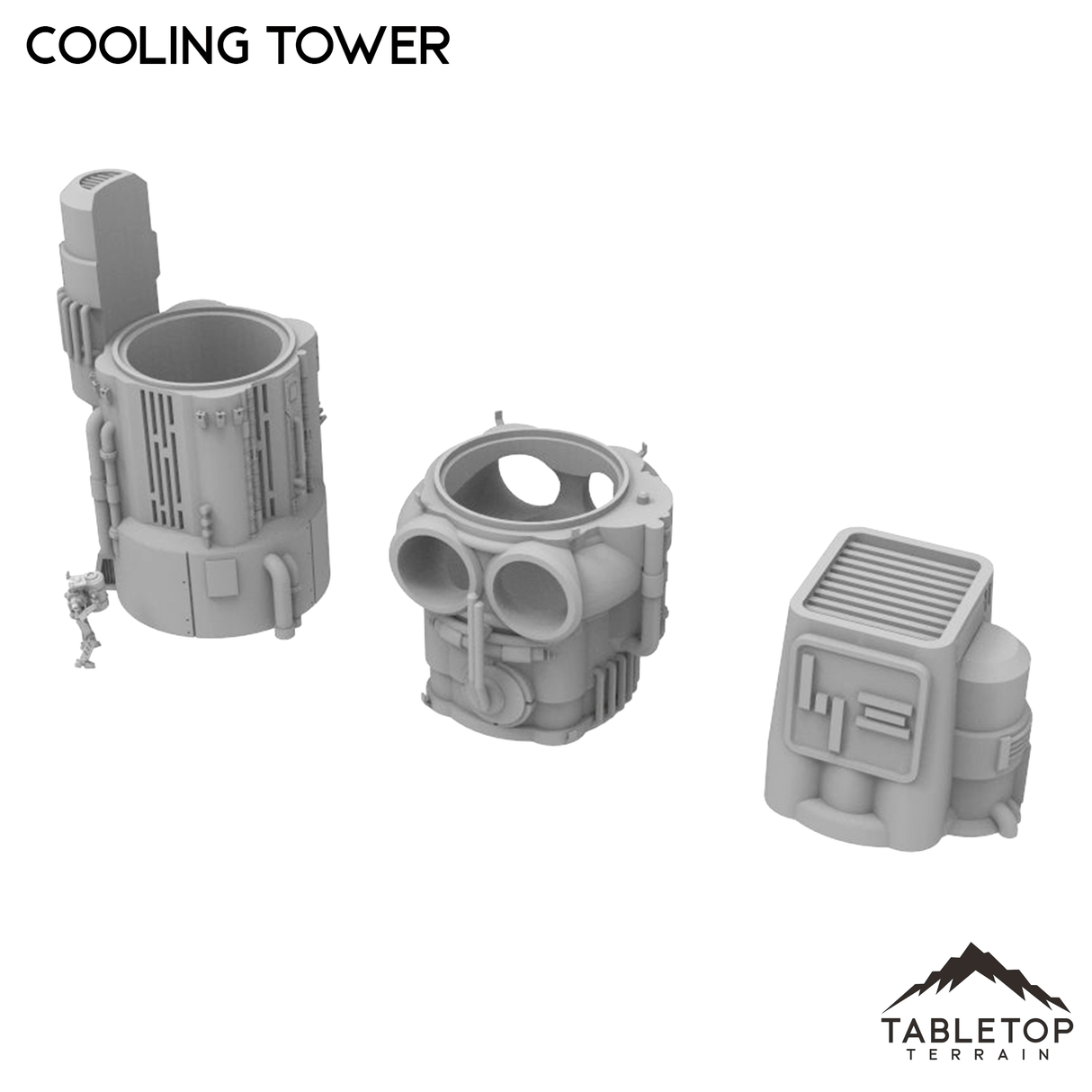 Tabletop Terrain Terrain Cooling Tower