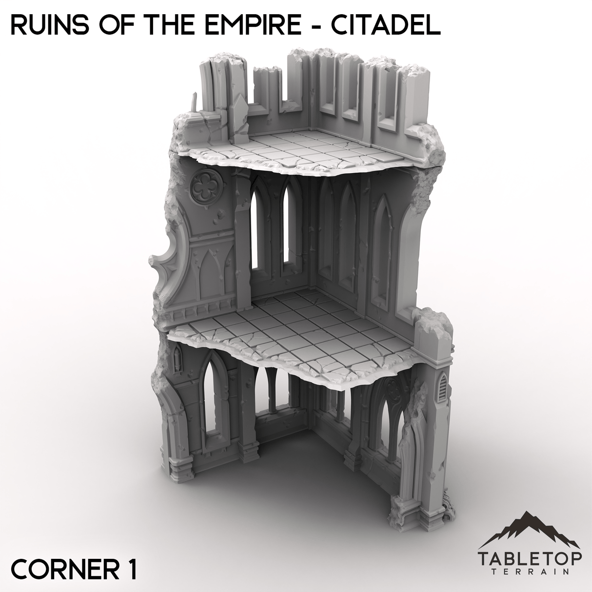 Tabletop Terrain Terrain Corner 1 / 32mm Ruins of the Empire - Citadel