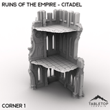 Tabletop Terrain Terrain Corner 1 / 32mm Ruins of the Empire - Citadel