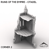 Tabletop Terrain Terrain Corner 2 / 32mm Ruins of the Empire - Citadel