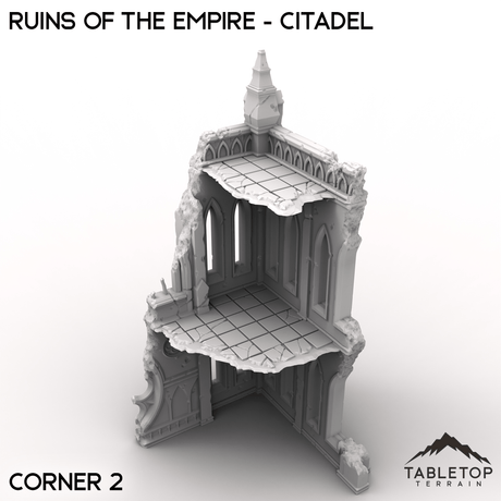 Tabletop Terrain Terrain Corner 2 / 32mm Ruins of the Empire - Citadel