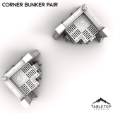 Tabletop Terrain Terrain Corner Bunker Pair