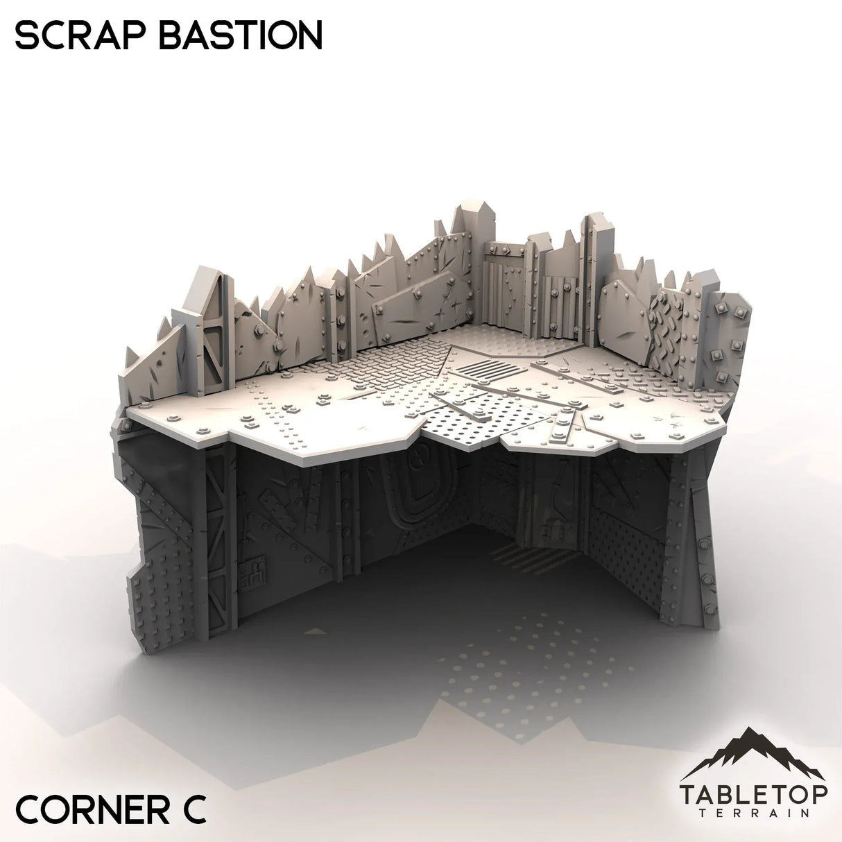 Tabletop Terrain Terrain Corner C Scrap Bastion - Scrapz Kamp