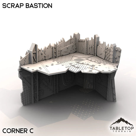 Tabletop Terrain Terrain Corner C Scrap Bastion - Scrapz Kamp