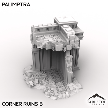 Tabletop Terrain Terrain Corner Ruins B / 32mm Palimptra