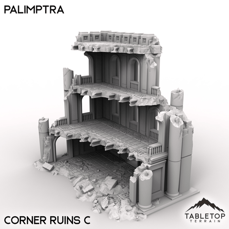 Tabletop Terrain Terrain Corner Ruins C / 32mm Palimptra