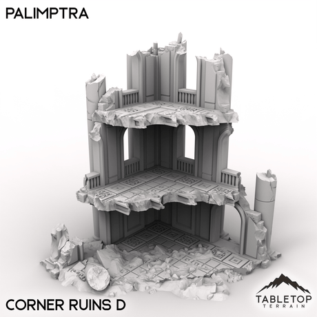 Tabletop Terrain Terrain Corner Ruins D / 32mm Palimptra