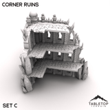 Tabletop Terrain Terrain Corner Ruins - Ithyria, World of Change