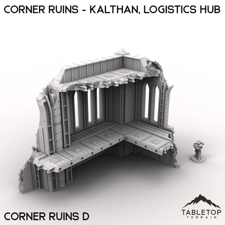 Tabletop Terrain Terrain Corner Ruins - Kalthan, Logistics Hub