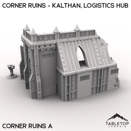 Tabletop Terrain Terrain Corner Ruins - Kalthan, Logistics Hub