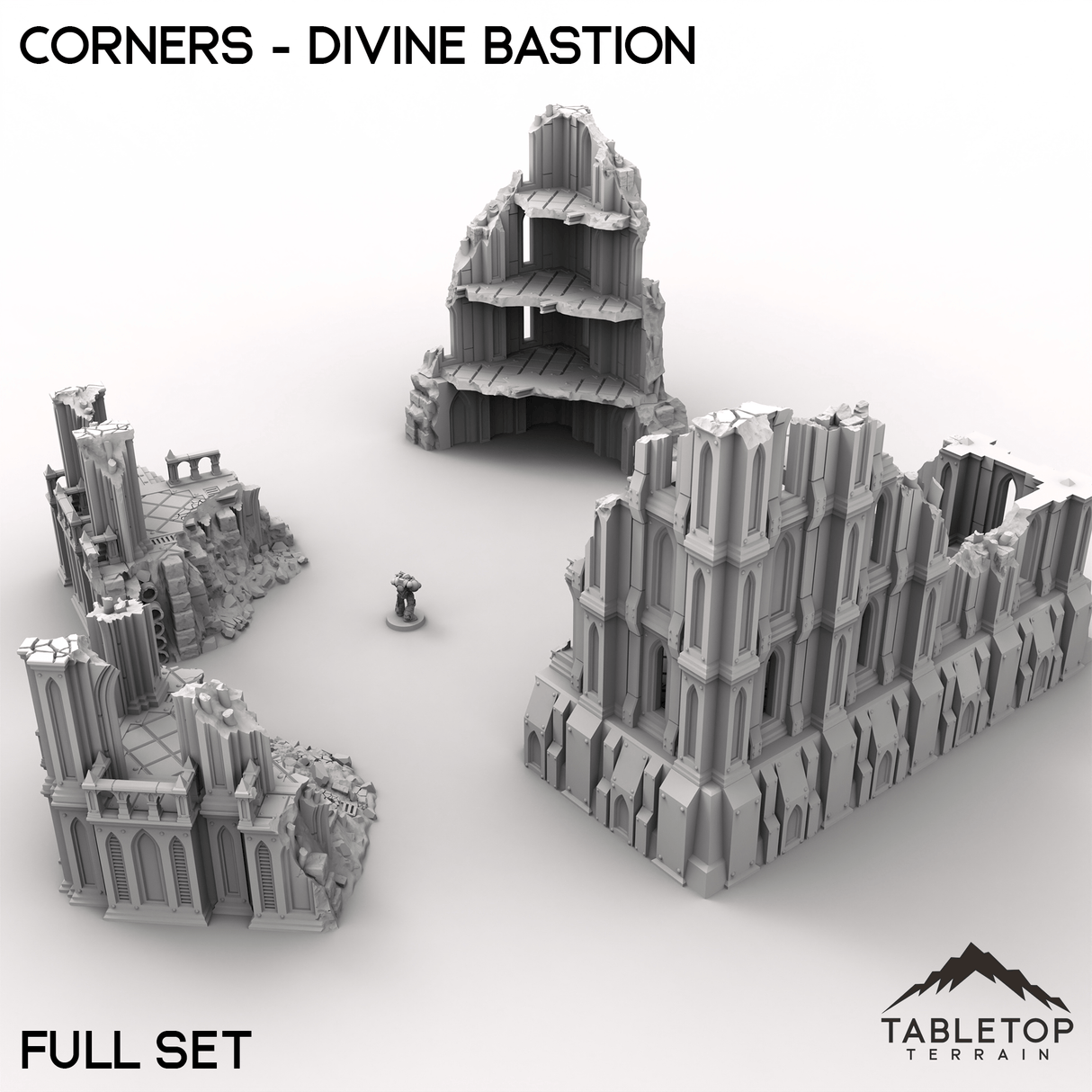 Tabletop Terrain Terrain Corners - Divine Bastion, a Failed Arcology