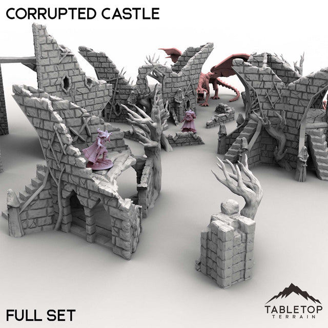 Tabletop Terrain Terrain Corrupted Castle