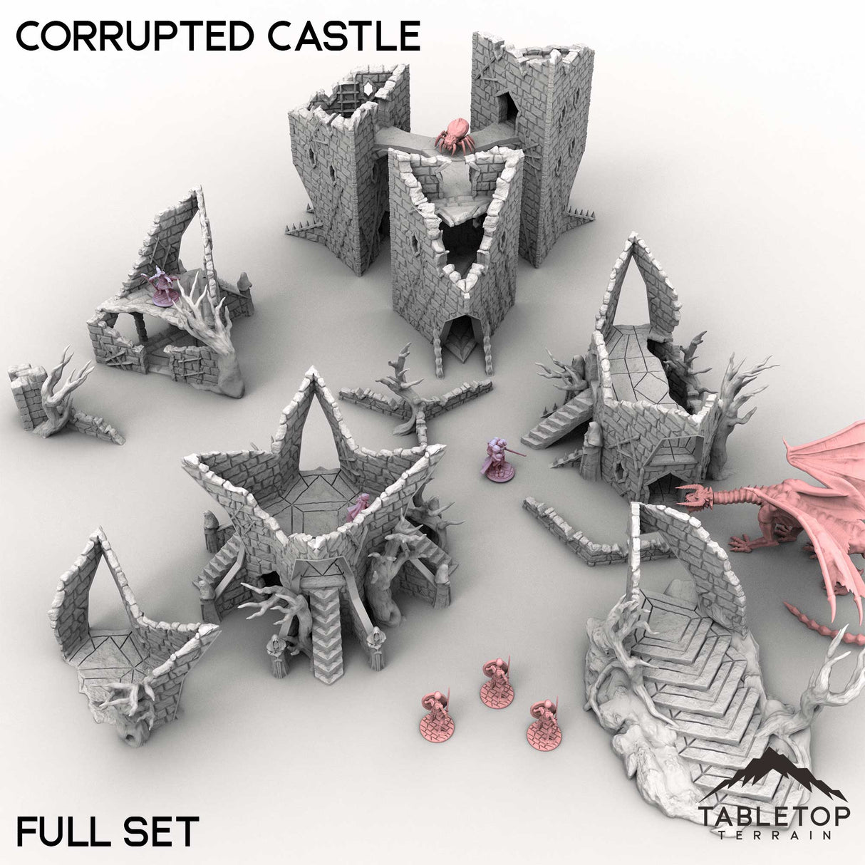 Tabletop Terrain Terrain Corrupted Castle