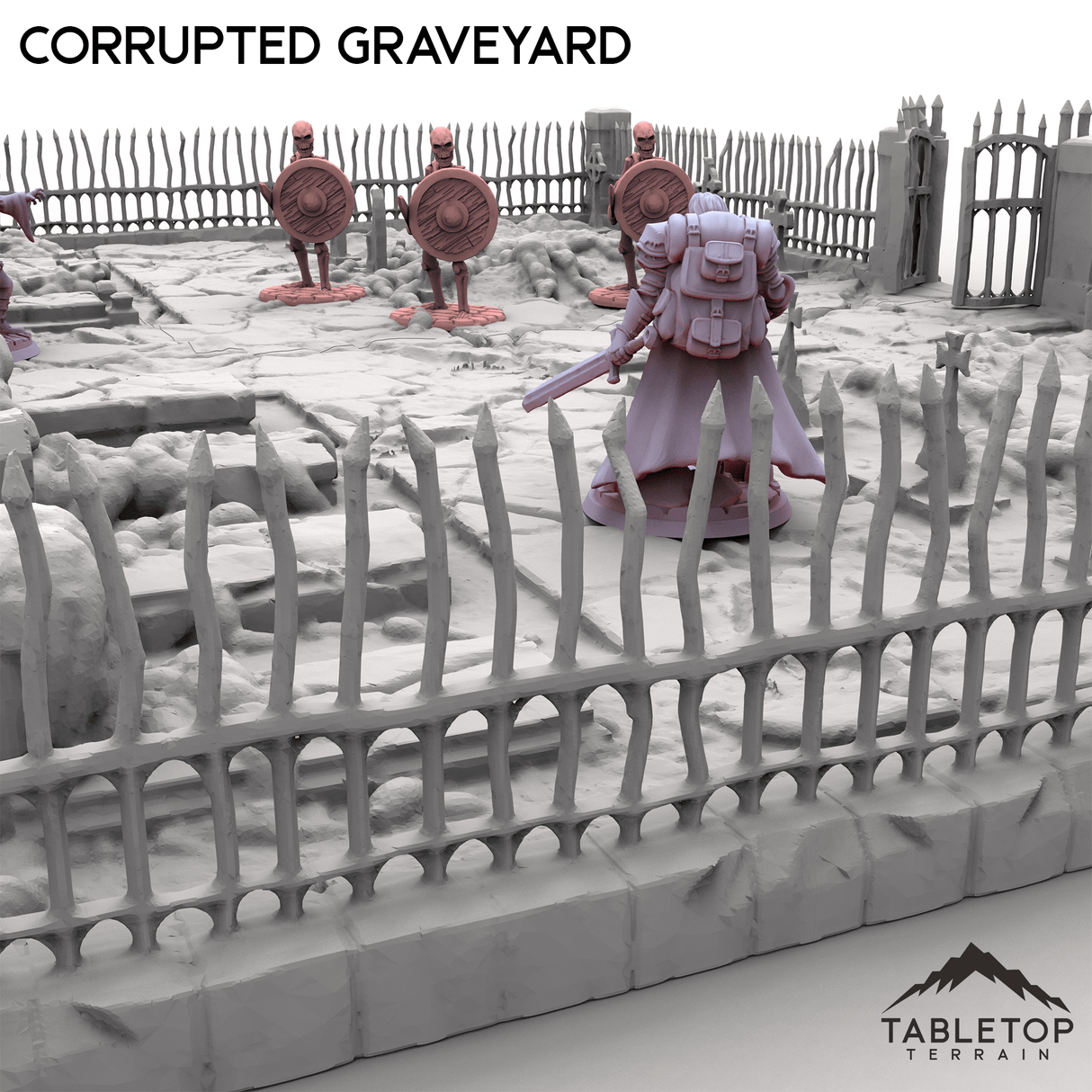 Tabletop Terrain Terrain Corrupted Graveyard