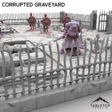 Tabletop Terrain Terrain Corrupted Graveyard