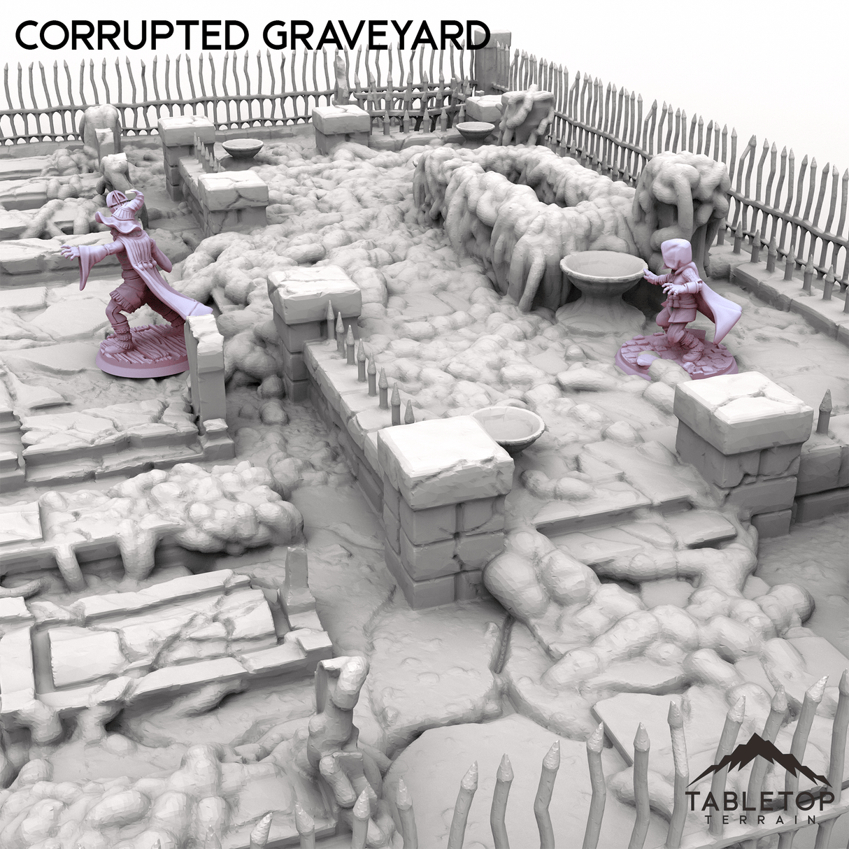 Tabletop Terrain Terrain Corrupted Graveyard
