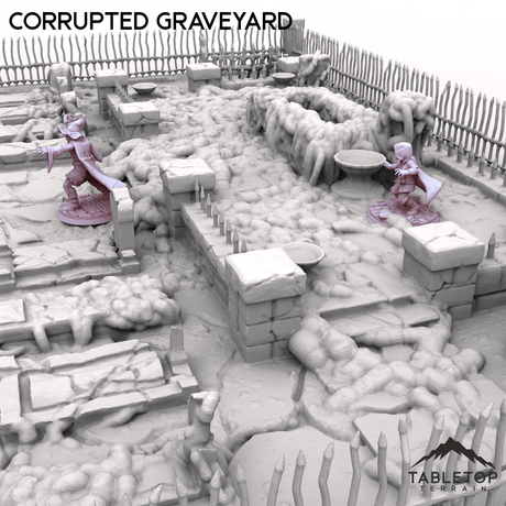 Tabletop Terrain Terrain Corrupted Graveyard