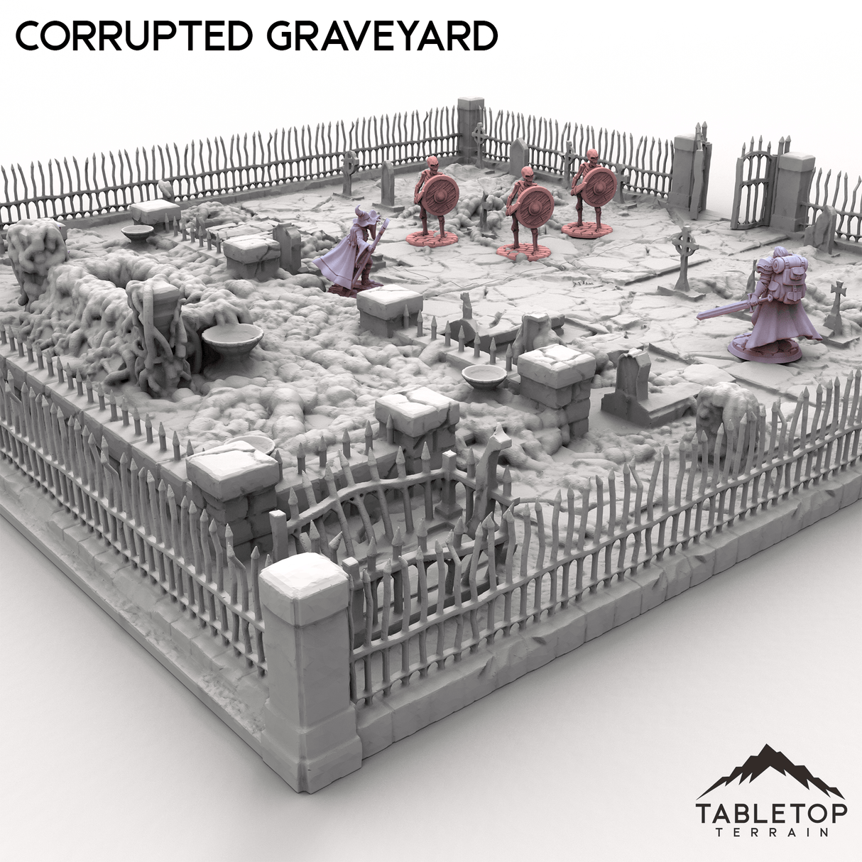 Tabletop Terrain Terrain Corrupted Graveyard