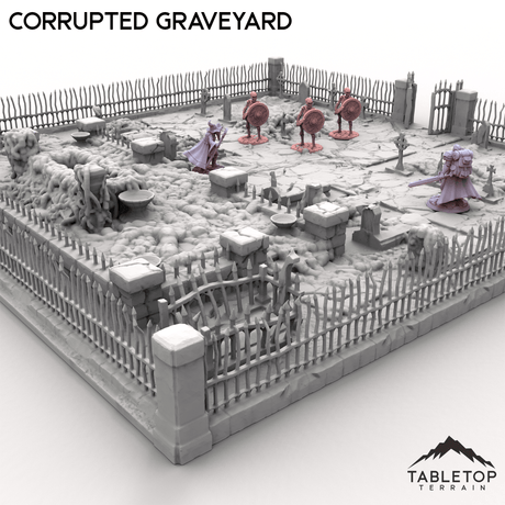 Tabletop Terrain Terrain Corrupted Graveyard