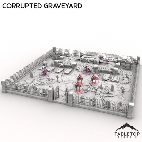 Tabletop Terrain Terrain Corrupted Graveyard