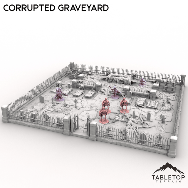 Tabletop Terrain Terrain Corrupted Graveyard
