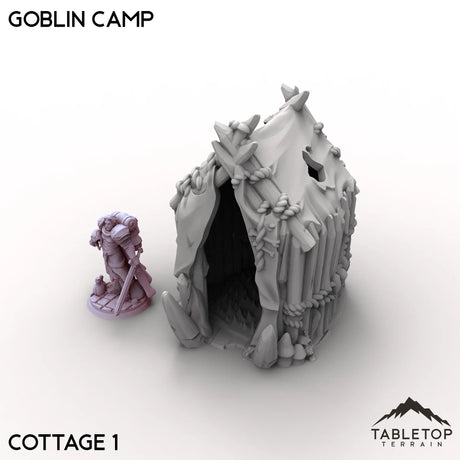 Tabletop Terrain Terrain Cottage 1 / 32mm Goblin Camp