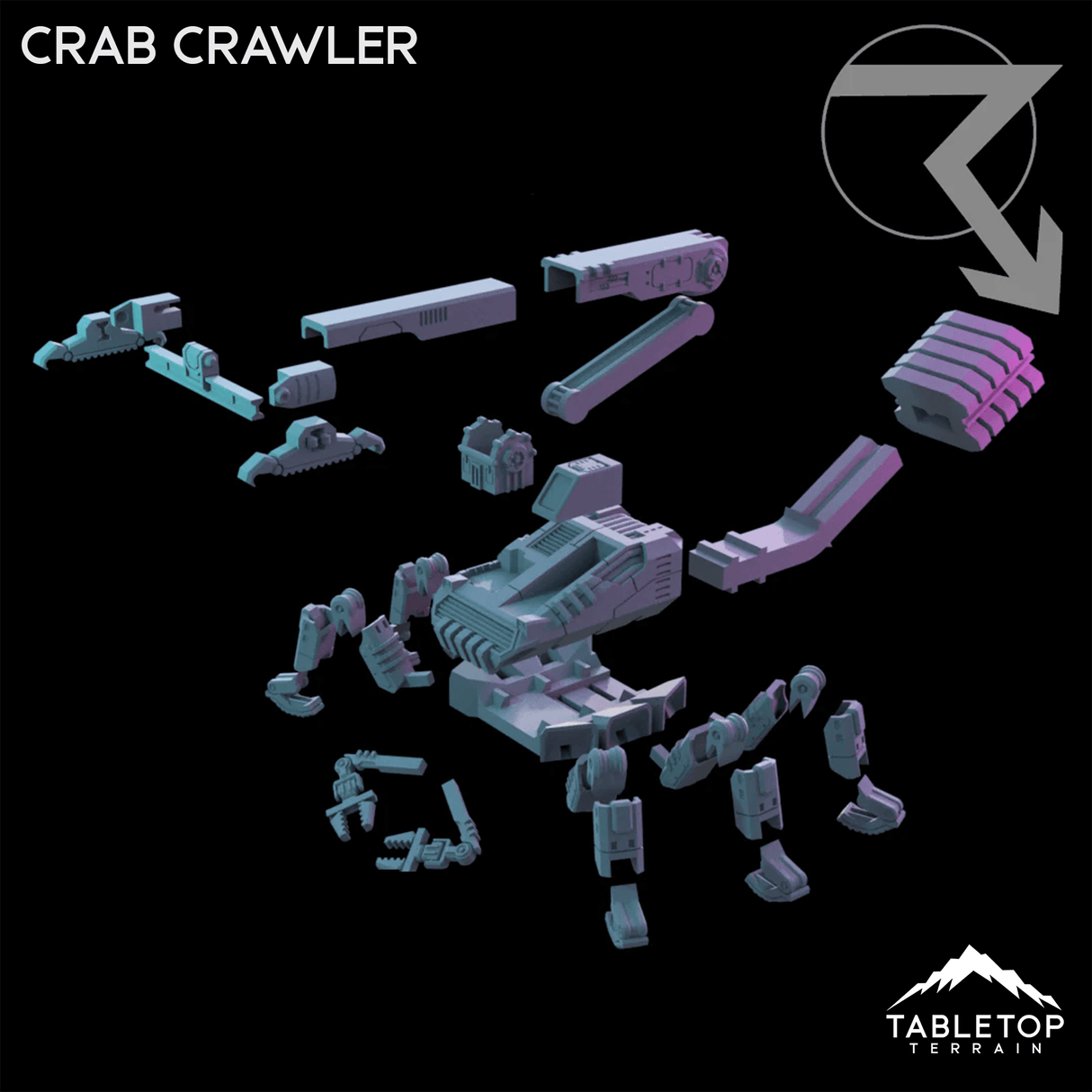 Tabletop Terrain Terrain CRAB Crawler  - Techscape