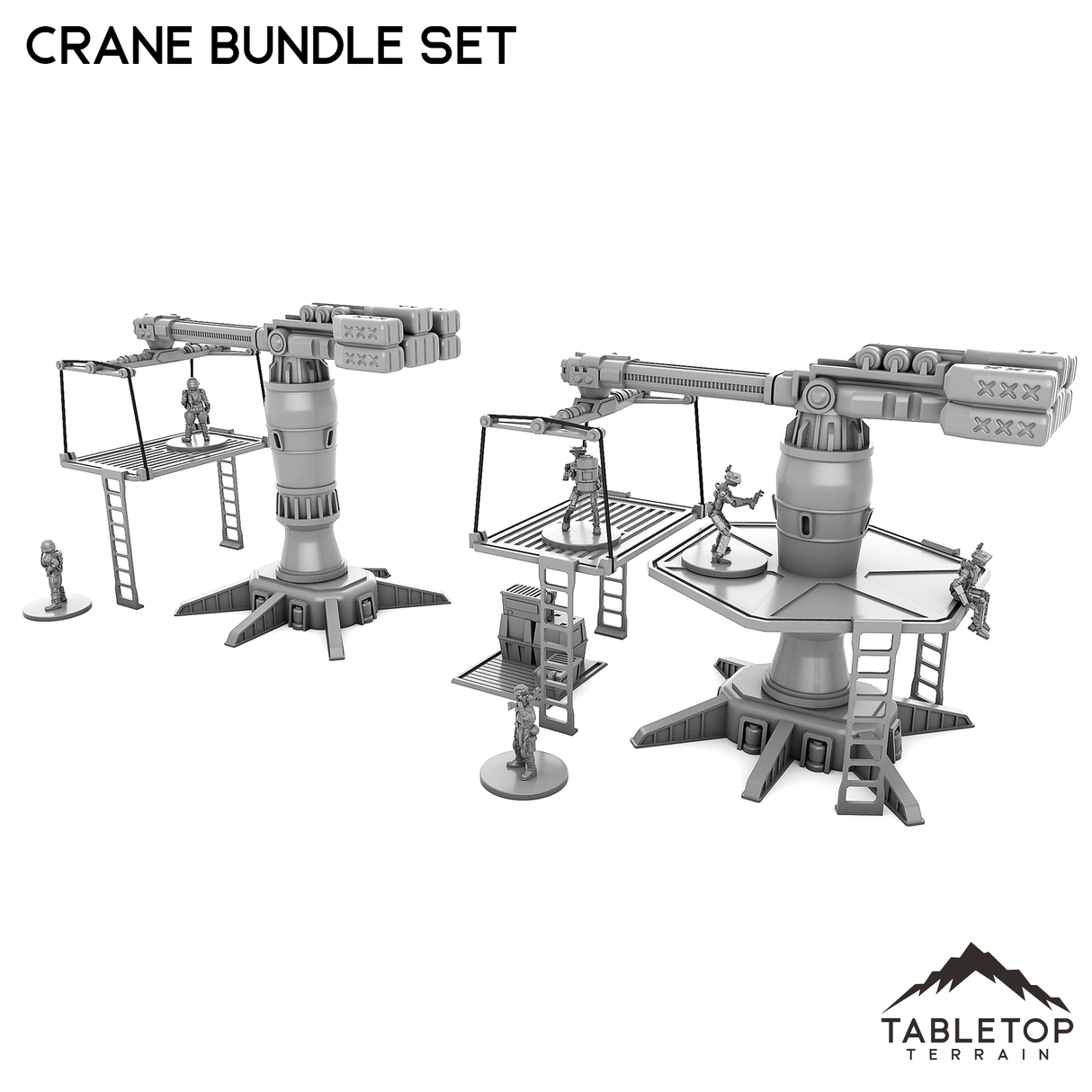 Tabletop Terrain Terrain Crane Bundle Set