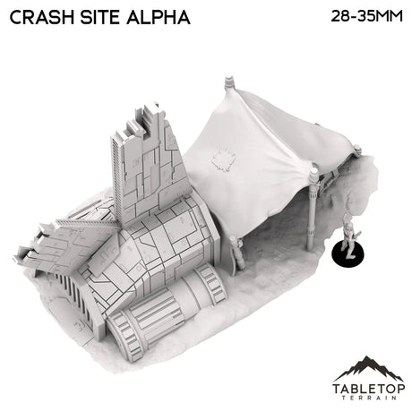 Tabletop Terrain Terrain Crash Site Camp Alpha