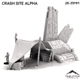 Tabletop Terrain Terrain Crash Site Camp Alpha