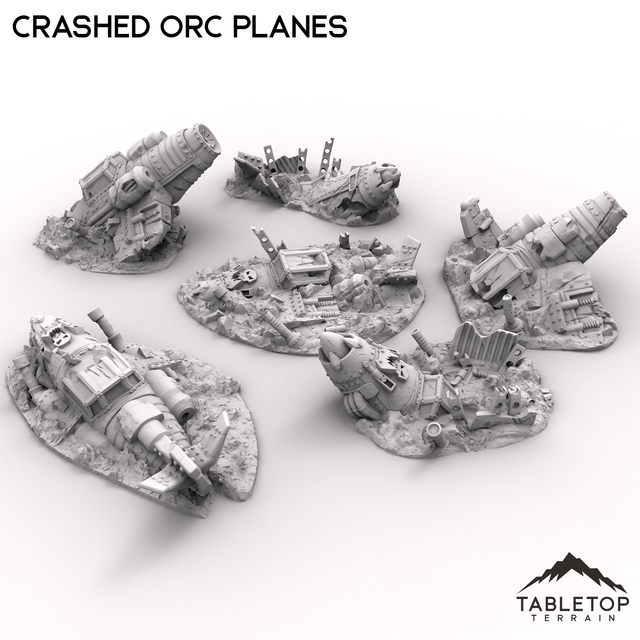 Tabletop Terrain Terrain Crashed Orc Planes