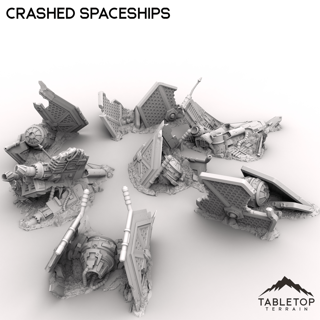 Tabletop Terrain Terrain Crashed Spaceships