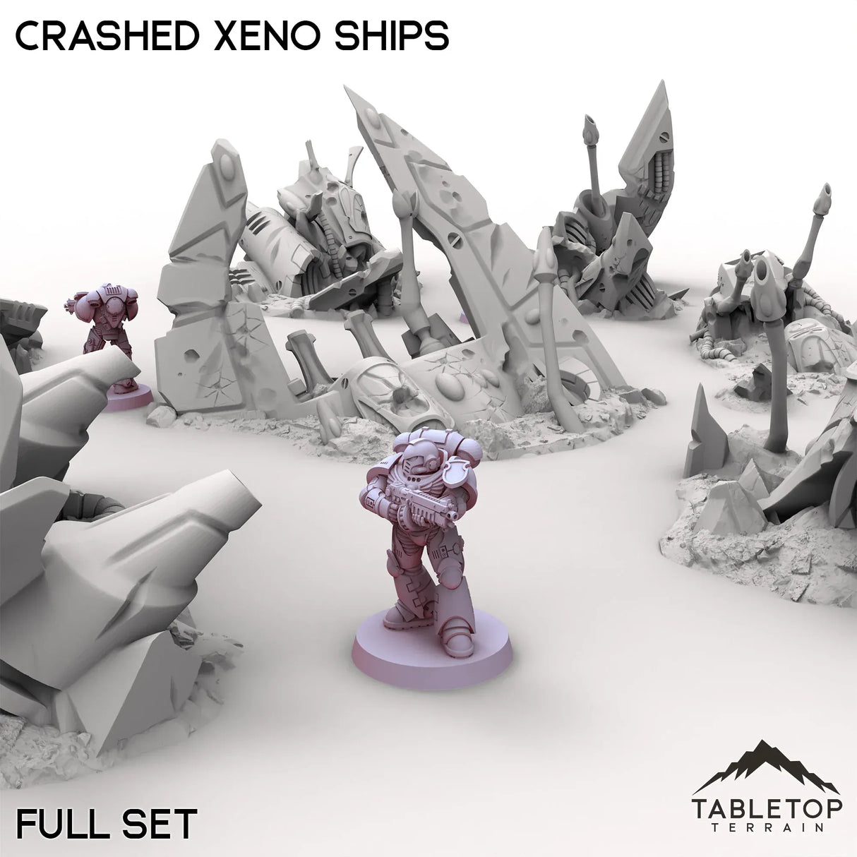 Tabletop Terrain Terrain Crashed Xeno Ships