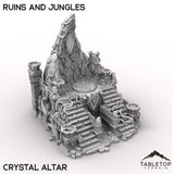 Tabletop Terrain Terrain Crystal Altar / 32mm Competitive Fantasy Ruins and Jungles