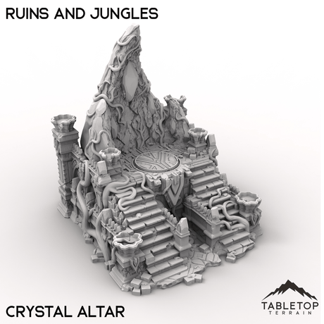 Tabletop Terrain Terrain Crystal Altar / 32mm Ruins and Jungles