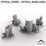 Tabletop Terrain Terrain Crystal Spires - Crystal Bandlands