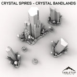 Tabletop Terrain Terrain Crystal Spires - Crystal Bandlands