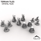 Tabletop Terrain Terrain Crystal Tiles HEXTECH Terrain Tiles - 6mm