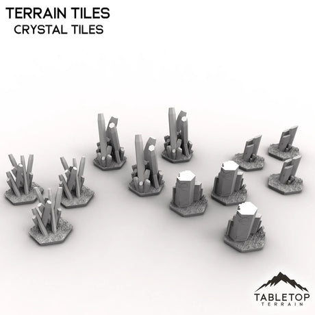 Tabletop Terrain Terrain Crystal Tiles HEXTECH Terrain Tiles - 6mm