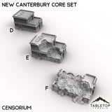 Tabletop Terrain Terrain D: Censorium - Intact New Canterbury Core Set - 6mm