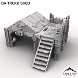 Tabletop Terrain Terrain Da Trukk Shed - Scrapz Kamp