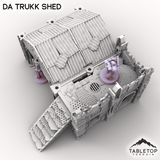Tabletop Terrain Terrain Da Trukk Shed - Scrapz Kamp